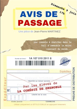 Affiche de Avis de passage