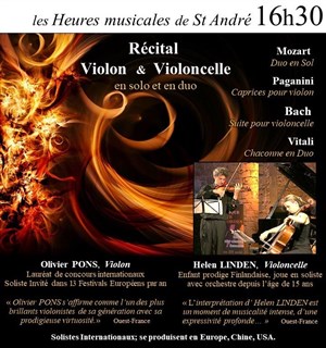 Affiche de Violon & Violoncelle: en Solo et en Duo
