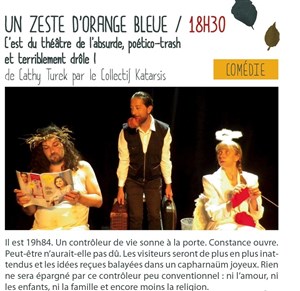 Affiche de Un zeste d'orange bleue...