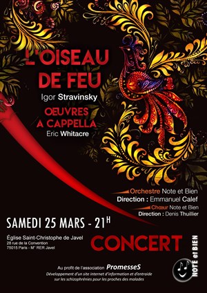 Affiche de Concert Note et Bien