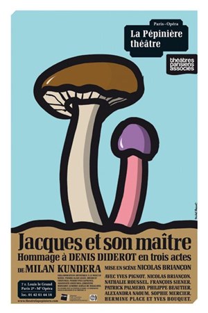 Affiche de Jacques et son maître - hommage à Denis Diderot en 3 actes