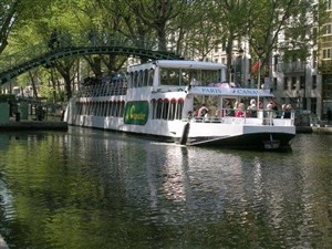 Affiche de Croisière sur la Seine et le canal Saint Martin | Du Parc de la Villette au Musée d'Orsay