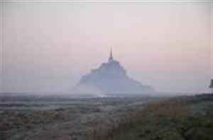 Affiche de Pelerinage au Mont Saint Michel, la voie royale alchimique