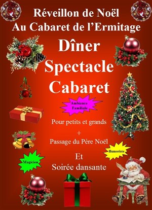 Affiche de Soirée cabaret spéciale réveillon de Noël