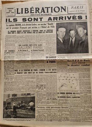 Affiche de Visite guidée : Libération de Paris, les républicains espagnols de la Nueve