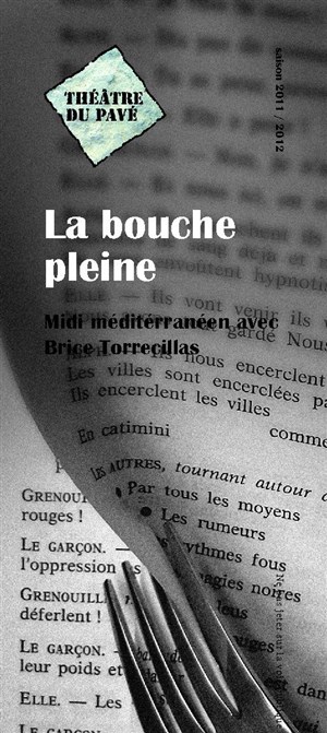 Affiche de La bouche pleine - Brice Torrecillas