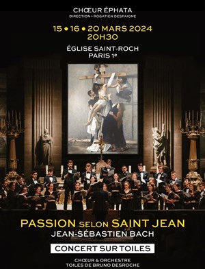 Affiche de Concert sur toiles : Passion selon Saint Jean de Bach