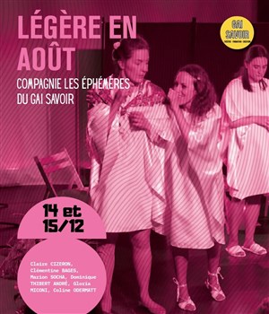 Affiche de Légère en août