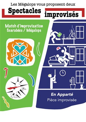 Affiche de Match : Les Mégalops vs Les Scarabées de Bonneville