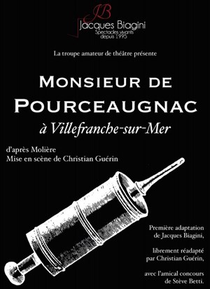 Affiche de Monsieur de Pourceaugnac à Villefranche-sur-Mer