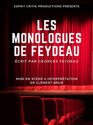 Affiche de Les monologues de Feydeau
