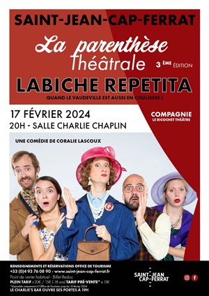 Affiche de Labiche Repetita : La Parenthèse théâtrale