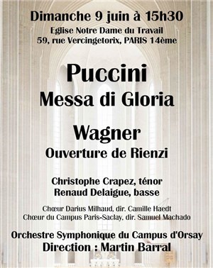 Affiche de Puccini / Wagner