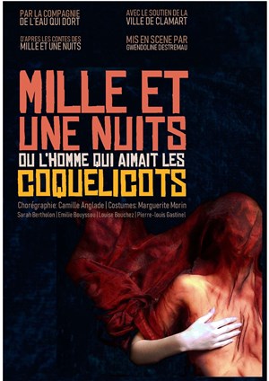 Affiche de Mille et une nuits ou l'homme qui aimait les coquelicots