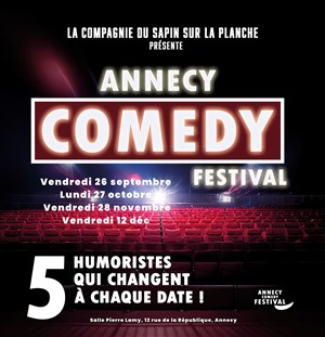 Affiche de Annecy Comedy : la soirée de l'humour