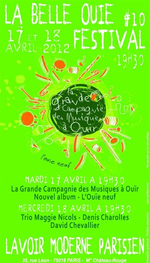 Affiche de La grande campagnie des musiques à ouïr