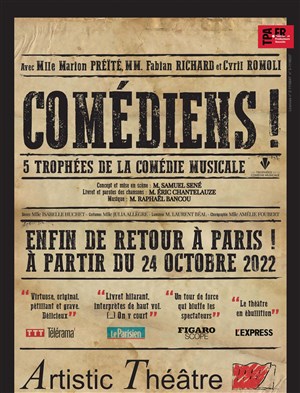 Affiche de Comédiens !