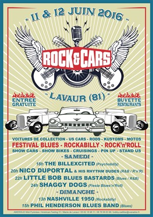 Affiche de Festival Rock & Cars
