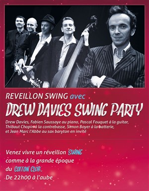 Affiche de Reveillon Swing avec Drew Davies Swing Party & Friends