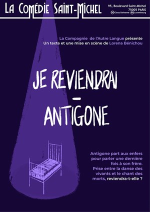 Affiche de Je reviendrai - Antigone