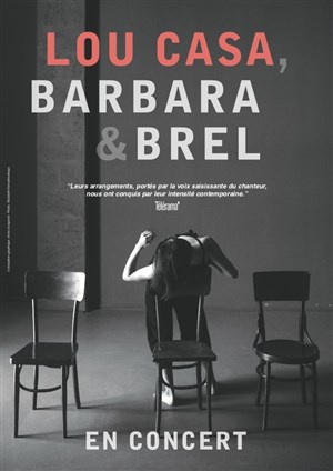 Affiche de Lou Casa, Barbara & Brel