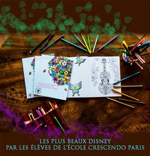 Affiche de Les plus beaux Disney par L'école Crescendo