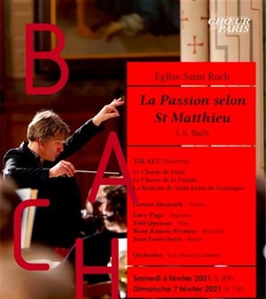 Affiche de JS Bach : La Passion selon Saint Matthieu