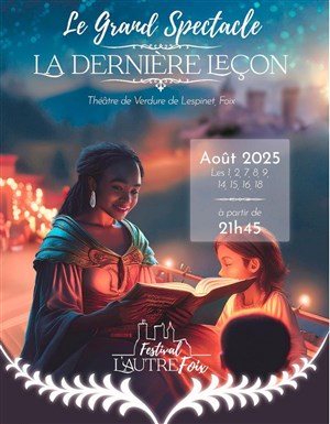 Affiche de La dernière leçon