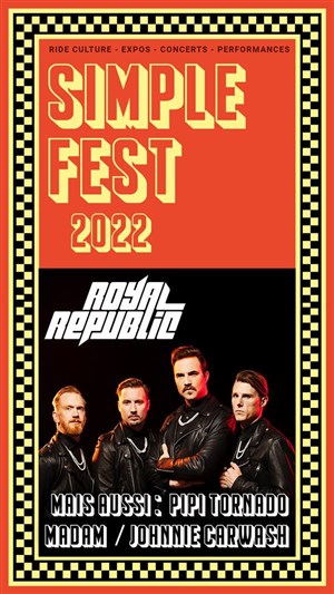 Affiche de Royal Republic : Simple Fest 2022