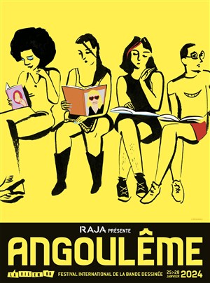 Affiche de Festival de la Bande Dessinée d'Angoulême 2024 | Pass 4 Jours
