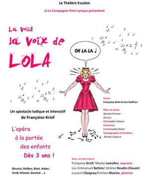 Affiche de La voilà la voix de Lola