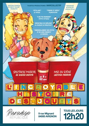 Affiche de L'incroyable histoire des jouets