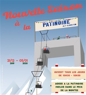 Affiche de La patinoire à 110 mètres de hauteur