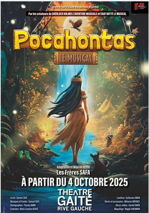 Affiche de Pocahontas, le musical