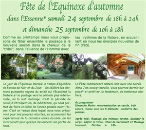 Affiche de Fête de l'équinoxe d'automne