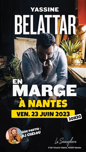 Affiche de Yassine Belattar dans En Marge