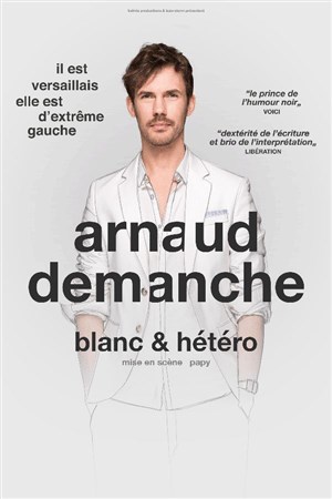 Affiche de Arnaud Demanche dans Blanc & hétéro