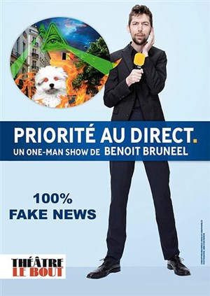 Affiche de Benoit Bruneel dans Priorité au direct