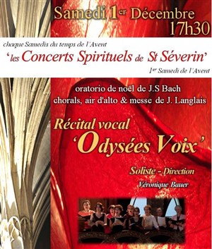 Affiche de Récital vocal  'Odysées Voix'