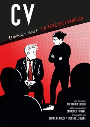 Affiche de Curriculum Vitae, la tête de l'emploi