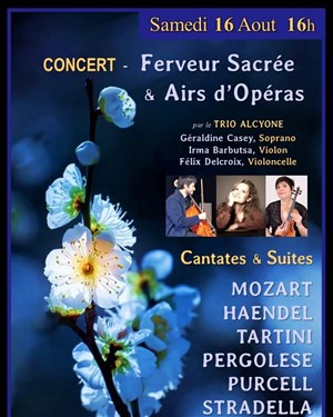 Affiche de Récital : Soprano, violon & violoncelle
