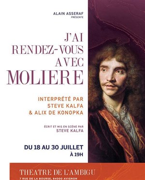 Affiche de J'ai rendez-vous avec Molière