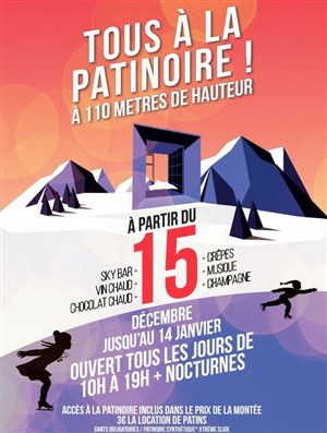 Affiche de Visite guidée : Le toit de la Grande Arche + Patinoire 1h