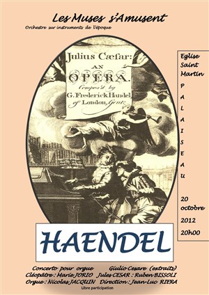 Affiche de Concert Haendel