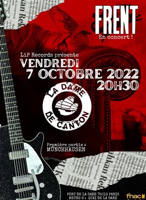 Affiche de Frent + 1ère partie Münchhausen