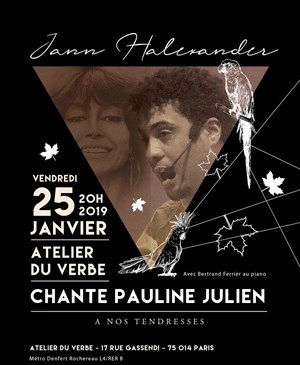 Affiche de Jann Halexander chante Pauline Julien