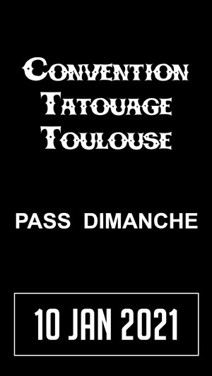 Affiche de Convention Tatouage | Pass Dimanche