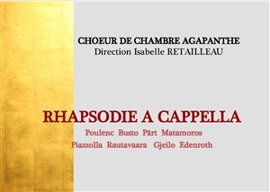 Affiche de Rapsodie a cappella