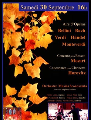 Affiche de Airs d'Opéras pour Soprano,Ténor et Orchestre
