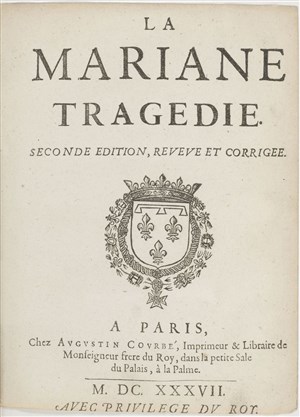 Affiche de La Mariane : Tragédie